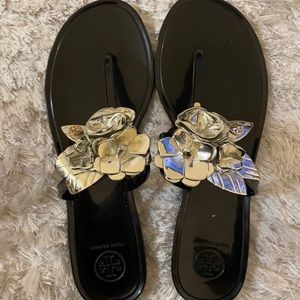 Tory Bruch Blossom Jelly Thong Sandals